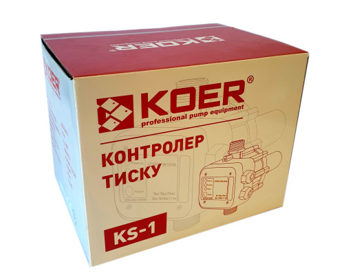Фирменная упаковка контроллера давления KOER KS-1