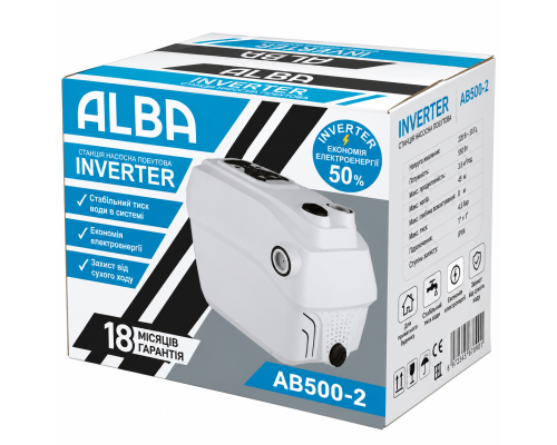 Инверторная насосная станция ALBA AB500-2 в упаковке
