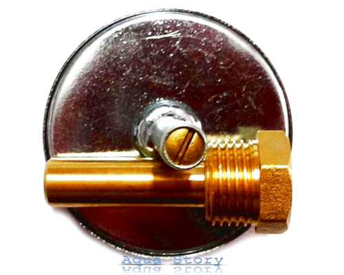 Термометр ARTHERMO аксіальний (Ø63 мм, гільза 50 мм, 0-120 ° С)