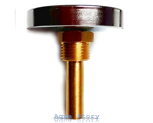 Термометр ARTHERMO аксіальний (Ø63 мм, гільза 50 мм, 0-120 ° С)
