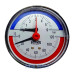 Термоманометр ARTHERMO аксіальний (Ø80 мм, 0-6 бар, 0-120 ° С)