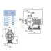 Насос для бассейна Hayward HCP10553E1 KA550 T1.B (380 В, 78 м3/год, 5.5 HP)