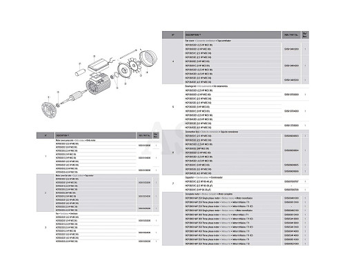 Насос для бассейна Hayward HCP38453E1 KAP450 T1.B (380 В, 66 м3/год, 4.5 HP)