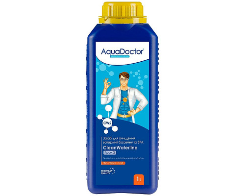 Засіб для очищення ватерлінії басейну і СПА AquaDoctor CW CleanWaterline Крок 2 - 1 литр