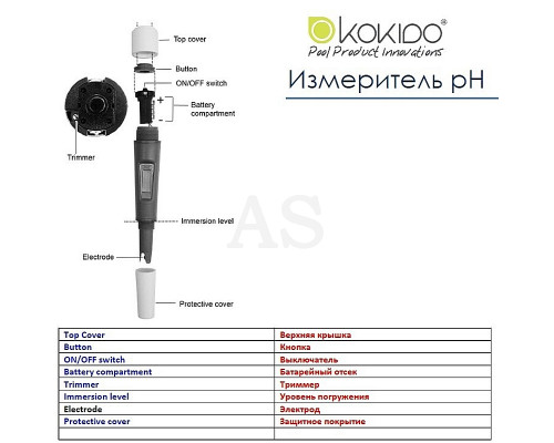 Тестер Kokido K977CS цифрової рН-метр
