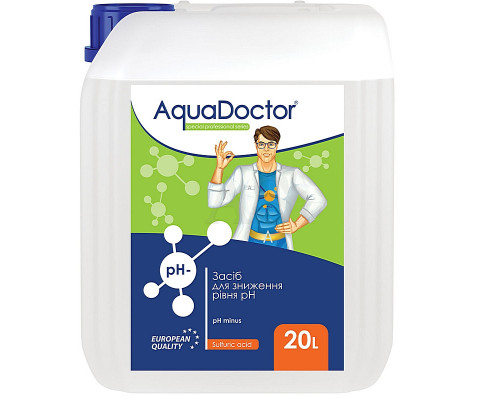 Рідкий засіб для зниження pH AquaDoctor pH Minus - 20л (Сірчана 35%)
