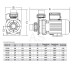Насос для бассейна Emaux ST020 (220 В, 3.5 м3/год, 0.2 НР)