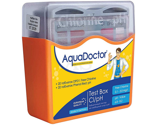 Тестер в таблетках AquaDoctor Cl та pH