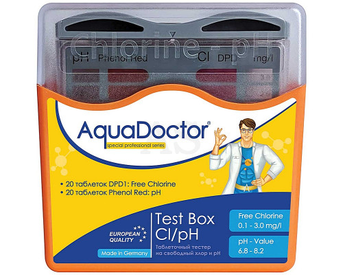 Тестер в таблетках AquaDoctor Cl та pH