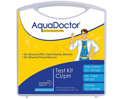 Тестер AquaDoctor Test Kit Cl/pH
