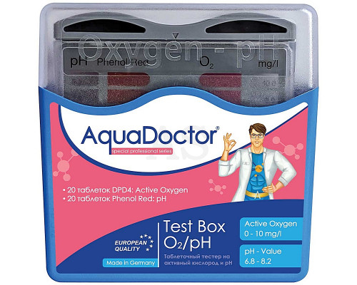 Тестер AquaDoctor Test Box O2/pH