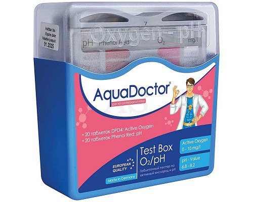 Тестер AquaDoctor Test Box O2/pH