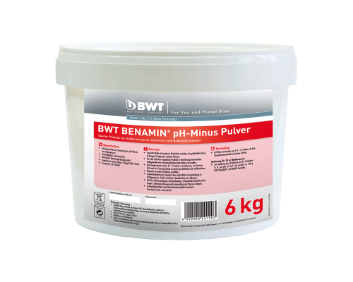 BWT BENAMIN pH-minus Pulver в гранулах (6 кг)