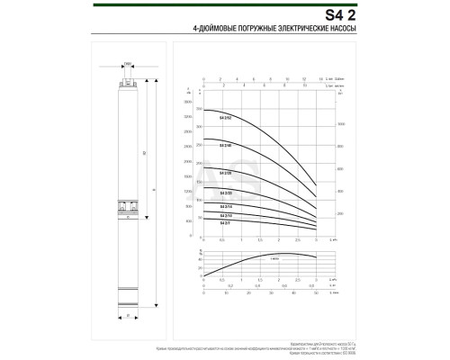 Насос свердловинний DAB S4 2/7 0,5HP M230/50 4OL