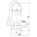 Насос дренажно-фекальний Euroaqua WQCD-2-2,6 з ножем +10м шланг +хомут +рукавички +Силушка 100гр