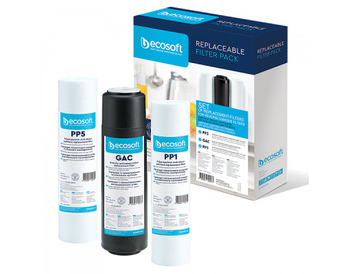 Комплект картриджів Ecosoft 1-2-3