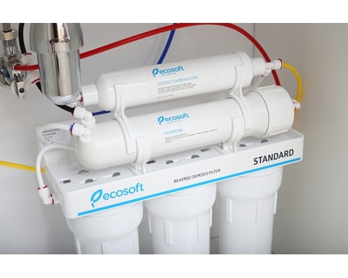 Фільтр зворотного осмосу Ecosoft Standard 5-50 – 5 ступенів очищення, без насоса