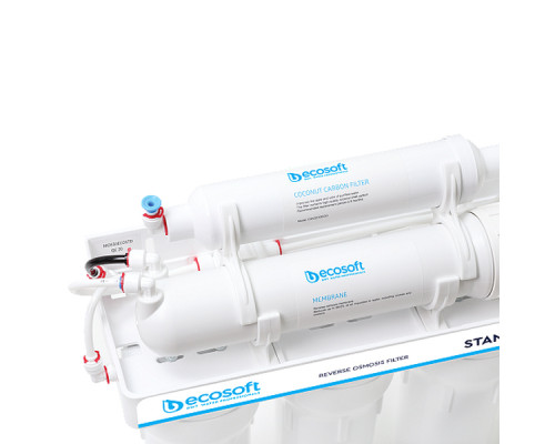 Фільтр зворотного осмосу Ecosoft Standard 5-50 – 5 ступенів очищення, без насоса