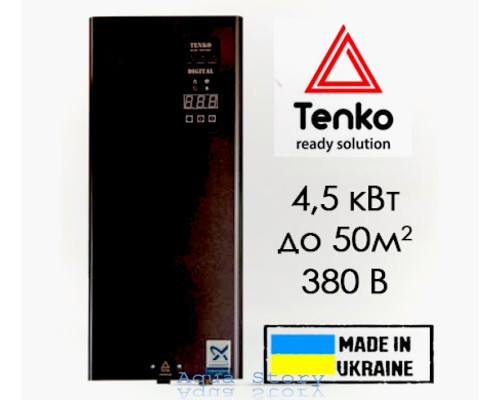 Электрический котел Tenko Стандарт Digital 4,5 кВт 380 В