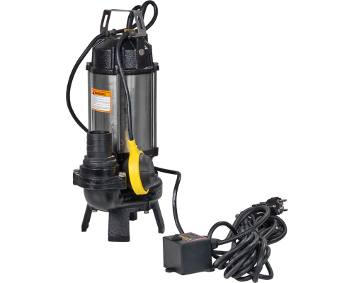 Дренажно-фекальний насос Vitals aqua KSG 1722f PRO з ножем +10м шланг +хомут +рукавички +Силушка 100гр