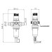 Фильтр механический самопромывной SD Forte SF128W15C 1/2" с редуктором для холодной воды