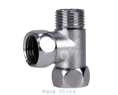 Хромированное латунный переходник Aquafilter FT04