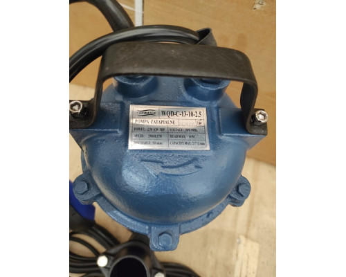 Фекальний насос Forwater WQD-C-13-10 з ножем 2.5 кВт +10м шланг +хомут +рукавички +Силушка 100гр