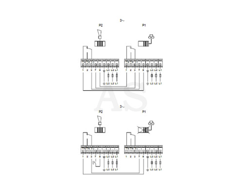 Здвоєний циркуляц. насос Grundfos UPSD 32-60 F 3x400V PN6/10 з реле (96401792)