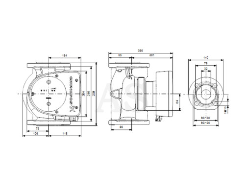 Циркуляційний насос Grundfos Magna1 32-120 F 220 PN6/10 (99221285)