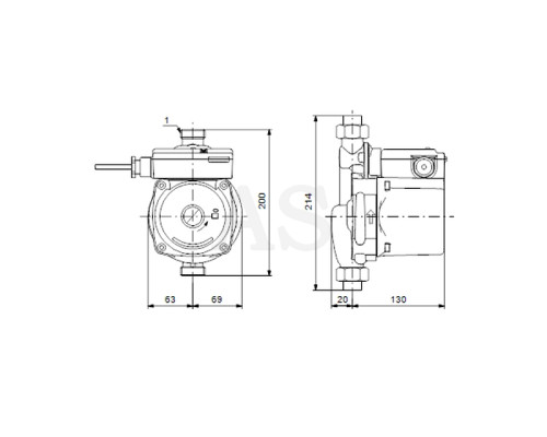Насос для підвищення тиску води Grundfos UPA 15-120 (99553575)