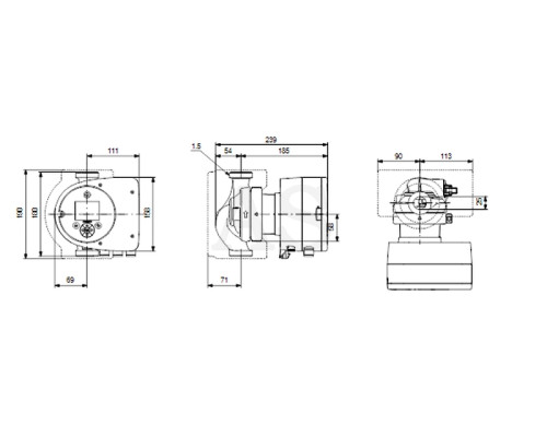 Циркуляційний насос Grundfos MAGNA3 25-40 N 180 PN10 (97924336)