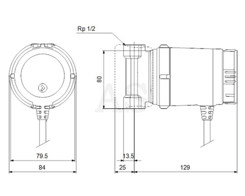 Циркуляційний насос Grundfos COMFORT 15-14 BA PM Autoadapt (97916757)