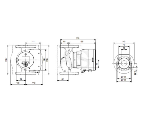 Циркуляційний насос Grundfos Magna3 32-40 F 220 PN6/10 (98333834)