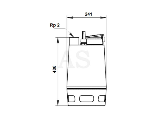 Дренажний насос Grundfos Unilift AP50.50.11.A1.V, кабель 10 м (96010985)
