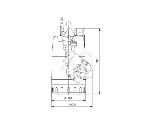 Дренажний насос Grundfos Unilift CC7-AG1 (98624463)