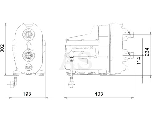 Насосна установка Grundfos Scala2 3-45 A (98562862)