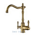 Смеситель для кухни под осмос Globus Lux GLLR-1000-9-BRONZE