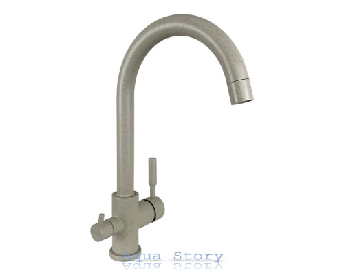 Смеситель кухонный Globus Lux LAZER GLLR-0333 FRANKE БЕЖЕВЫЙ комбинированный