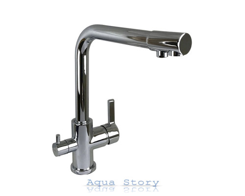 Кухонний змішувач Globus Lux LAZER GLLR-0444 CHROM ХРОМ комбінований