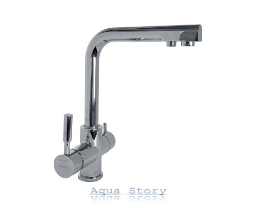Кухонний змішувач Globus Lux LAZER GLLR-0888 CHROM ХРОМ комбінований