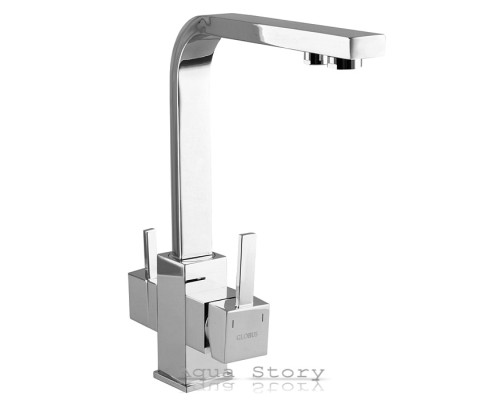 Кухонний змішувач Globus Lux LAZER GLLR-0111 CHROM ХРОМ комбінований