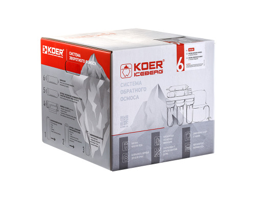 Зворотний осмос з мінералізатором Koer KV.06 ICEBERG 6 (KR3147)