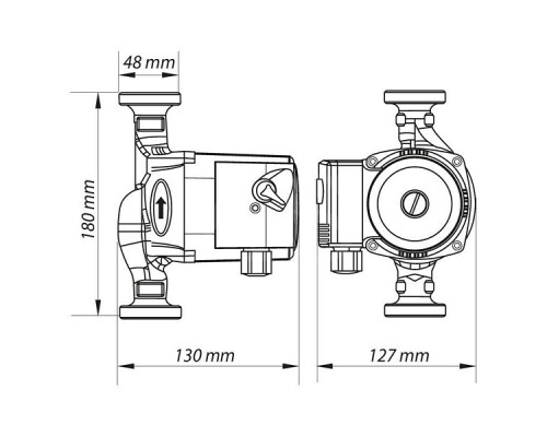 Циркуляционный насос для отопления Koer KP.GRS-25/8-2-180 (KP0253)