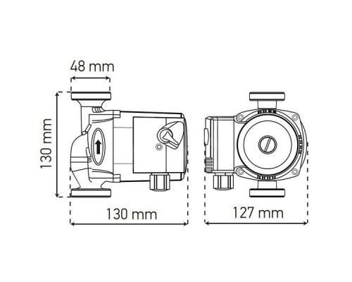 Циркуляционный насос для отопления Koer KP.GRS-25/6-130 (KP0251)