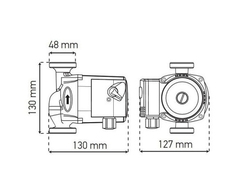 Циркуляционный насос для отопления Koer KP.GRS-25/4-130 (KP0250)