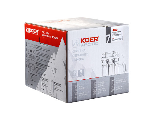 Зворотний осмос Koer KV.07A Arctic 7 (KR3149)