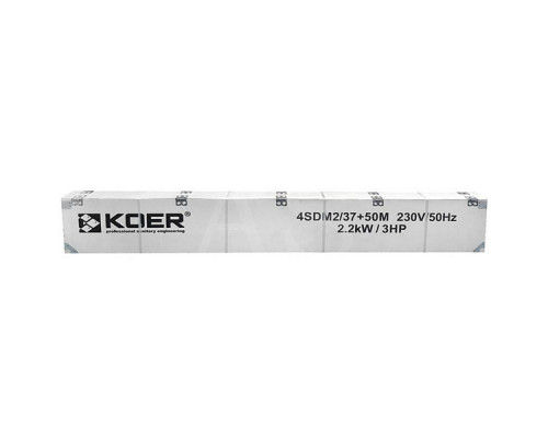 Погружной скважинный насос Koer 4SDM 2/37 + 50M + пульт (KP2639)