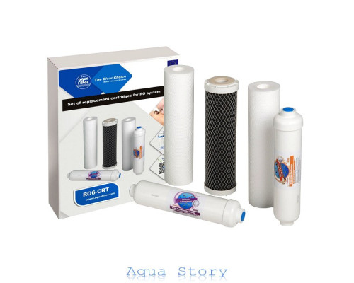 Комплект змінних картриджів Aquafilter RO6-CRT