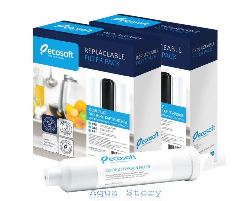 Річний комплект картриджів Ecosoft + Постфільтр