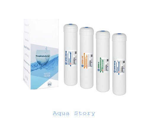 Комплект чотирьох картриджів Aquafilter EXCITO-CRT